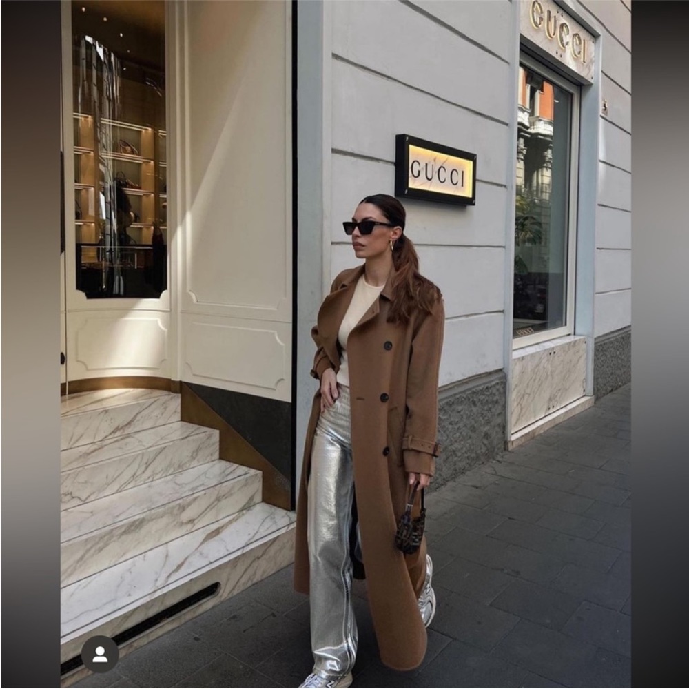 ZARA METALLIC JEANS